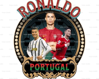 Cristiano Ronaldo Football T shirt Digital Design PNG High quality