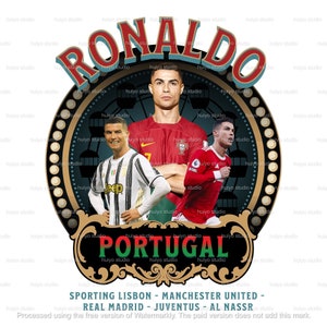 Cristiano Ronaldo Football T shirt Digital Design PNG High quality