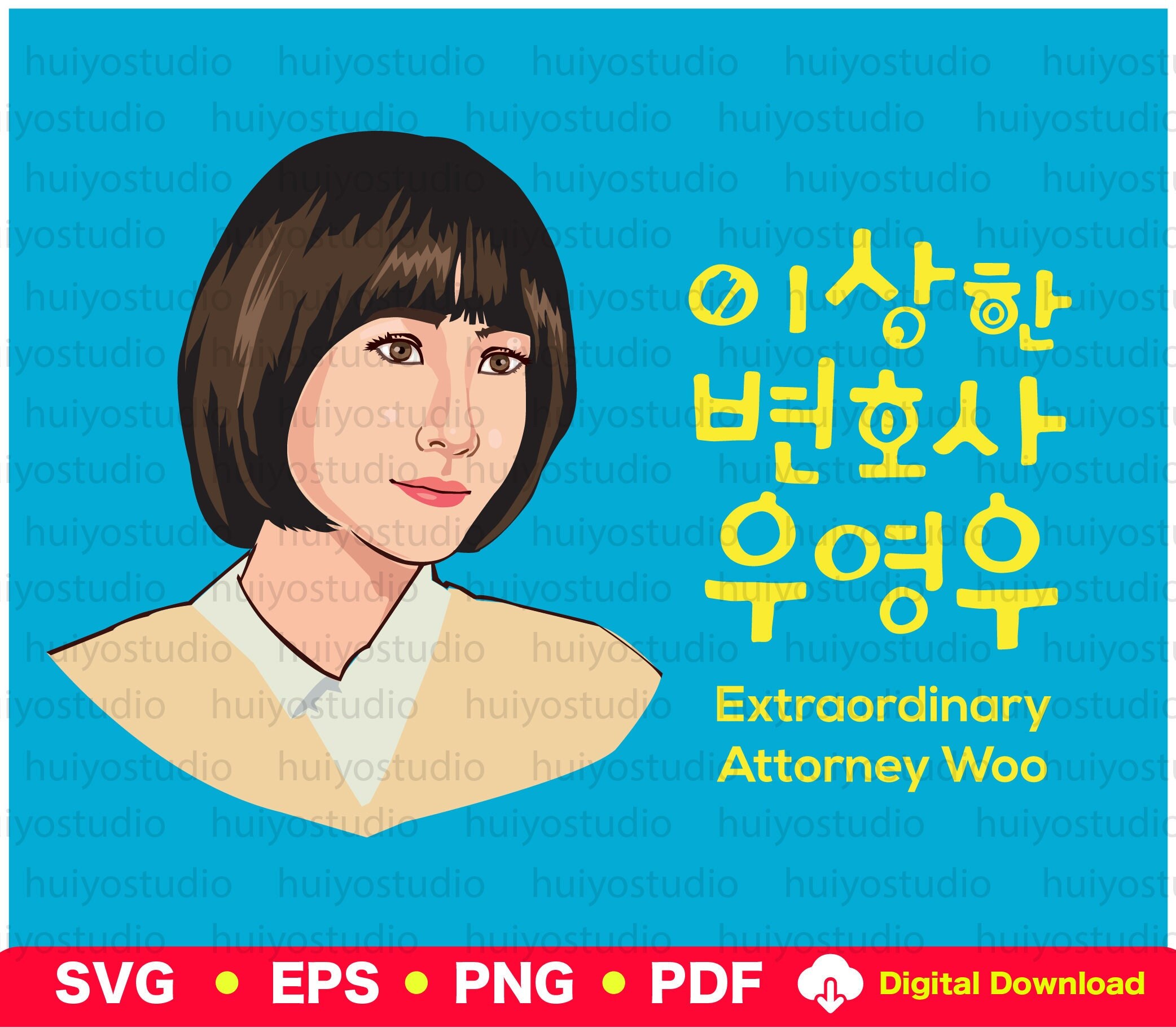 Extraordinary Attorney Woo Korean Drama PDF Ai SVG PNG Woo Young Woo