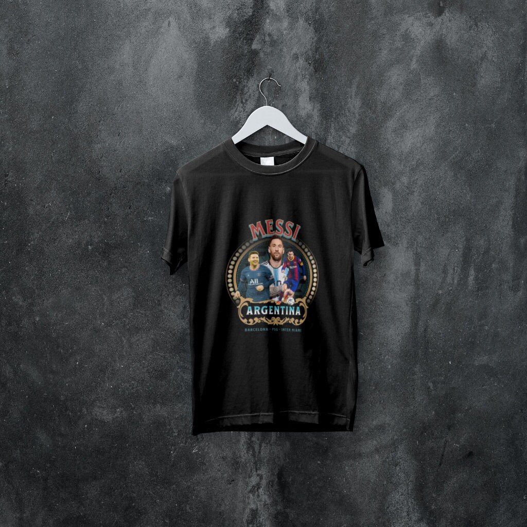 Lionel Messi Football T Shirt Digital Design PNG High Quality - Etsy