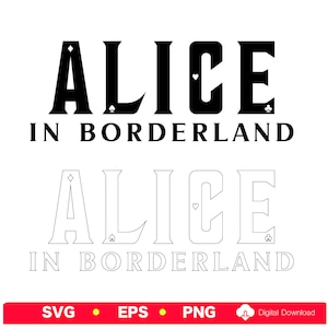 Alice In Borderland Logo SVG PNG EPS