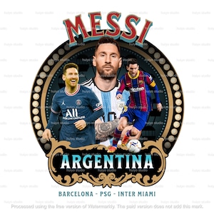 Lionel Messi Football T shirt Digital Design PNG High quality