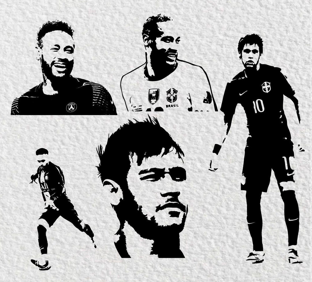 SVG PDF AI Png Neym@r サッカー 5 画像バンドル - Etsy 日本