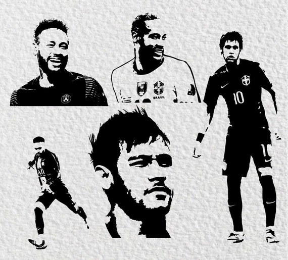 SVG PDF AI Png Neym@r サッカー 5 画像バンドル - Etsy 日本