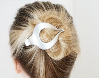 small, silver | The Best Hair Clip