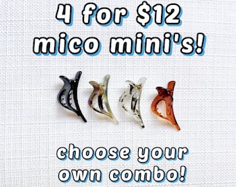 MICRO mini's (4 for 12.00) | The Best Hair Clip