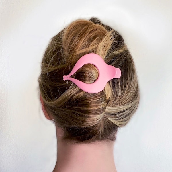 large, matte pink | The Best Hair Clip
