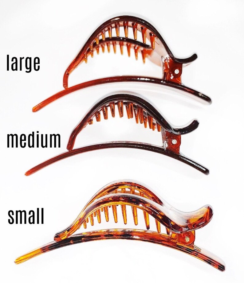 The Best Hair Clip size small color silver Etsy