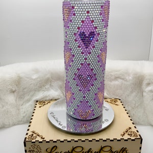 Vaso Bling Hearts - 20 oz.