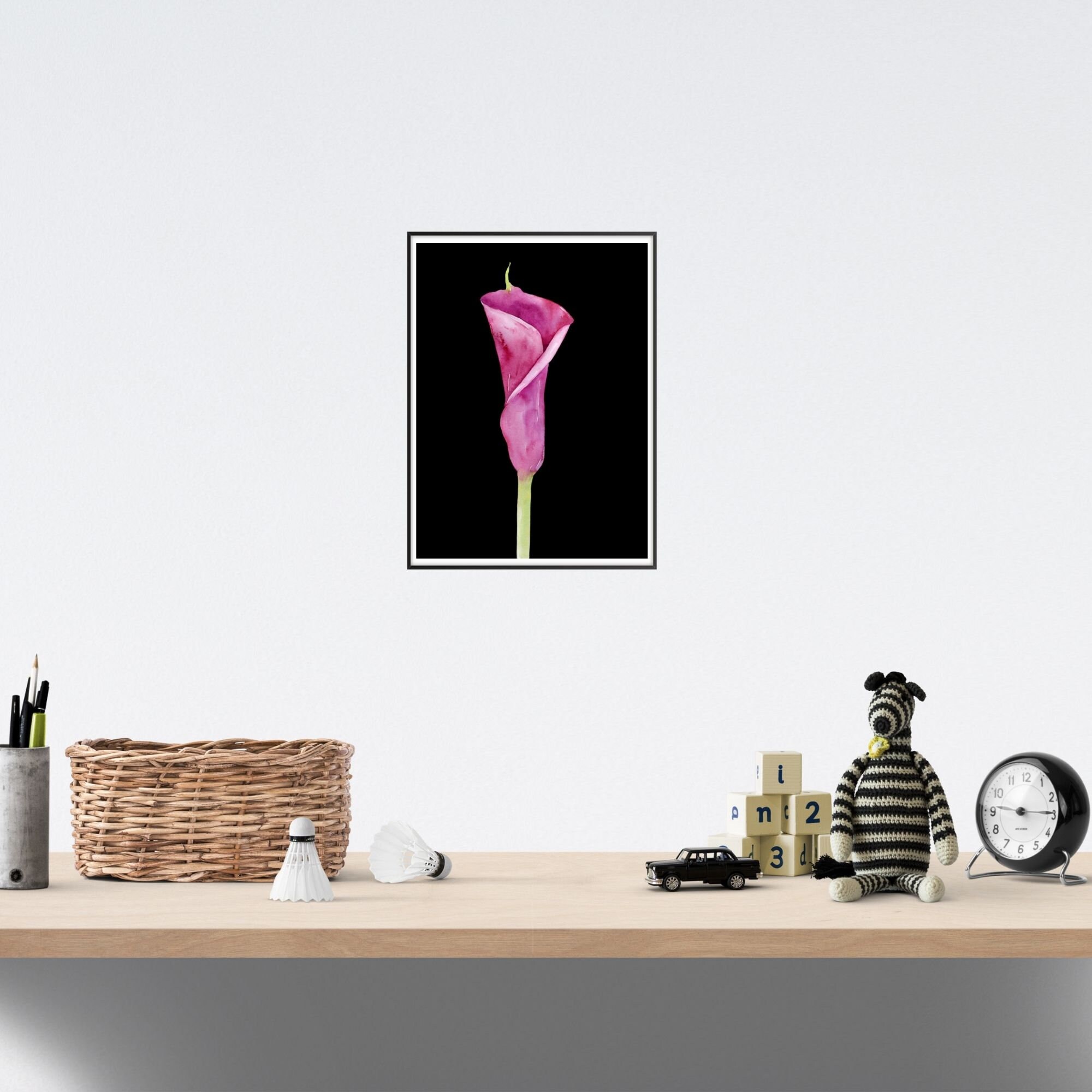 Calla Lily Wall Art Print Calla Lily Flower Art Print Etsy Australia