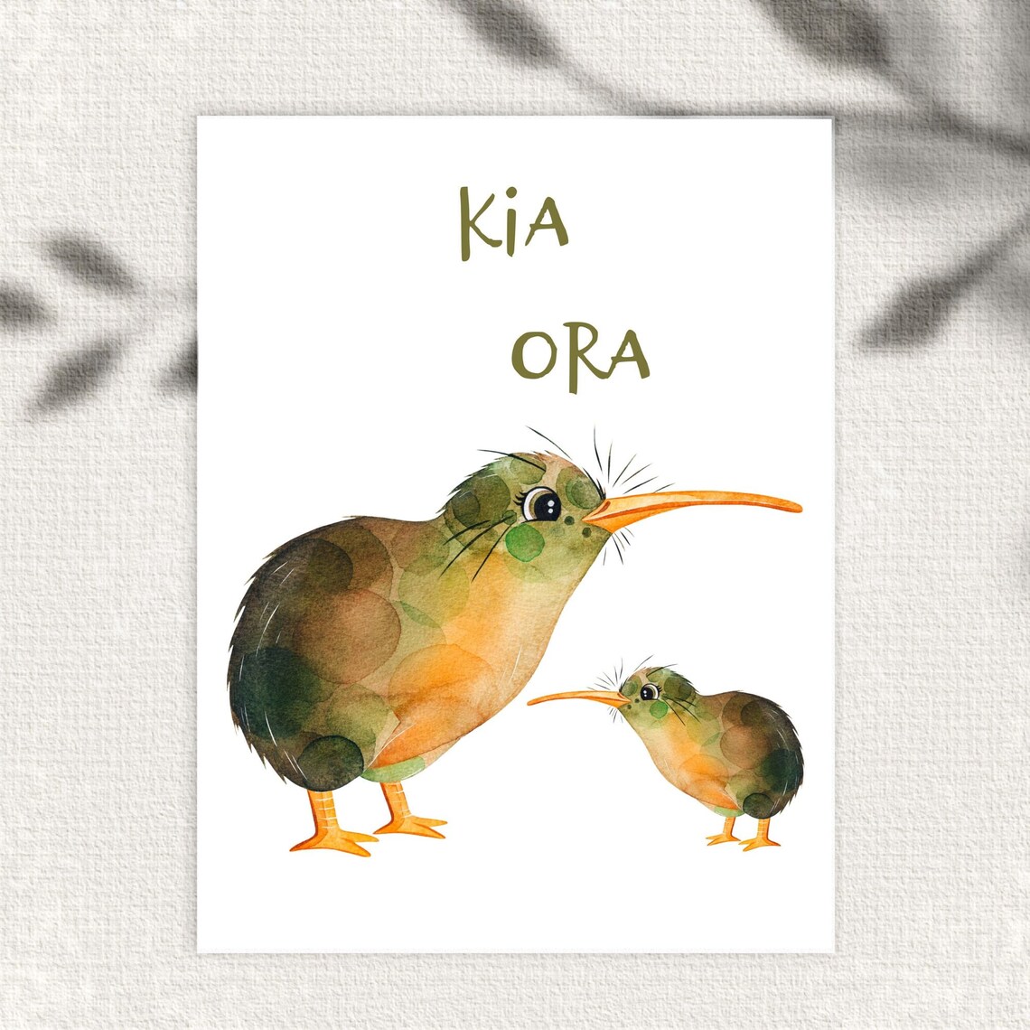 Kiwi Bird Print Printable Kiwi Bird Art | Etsy