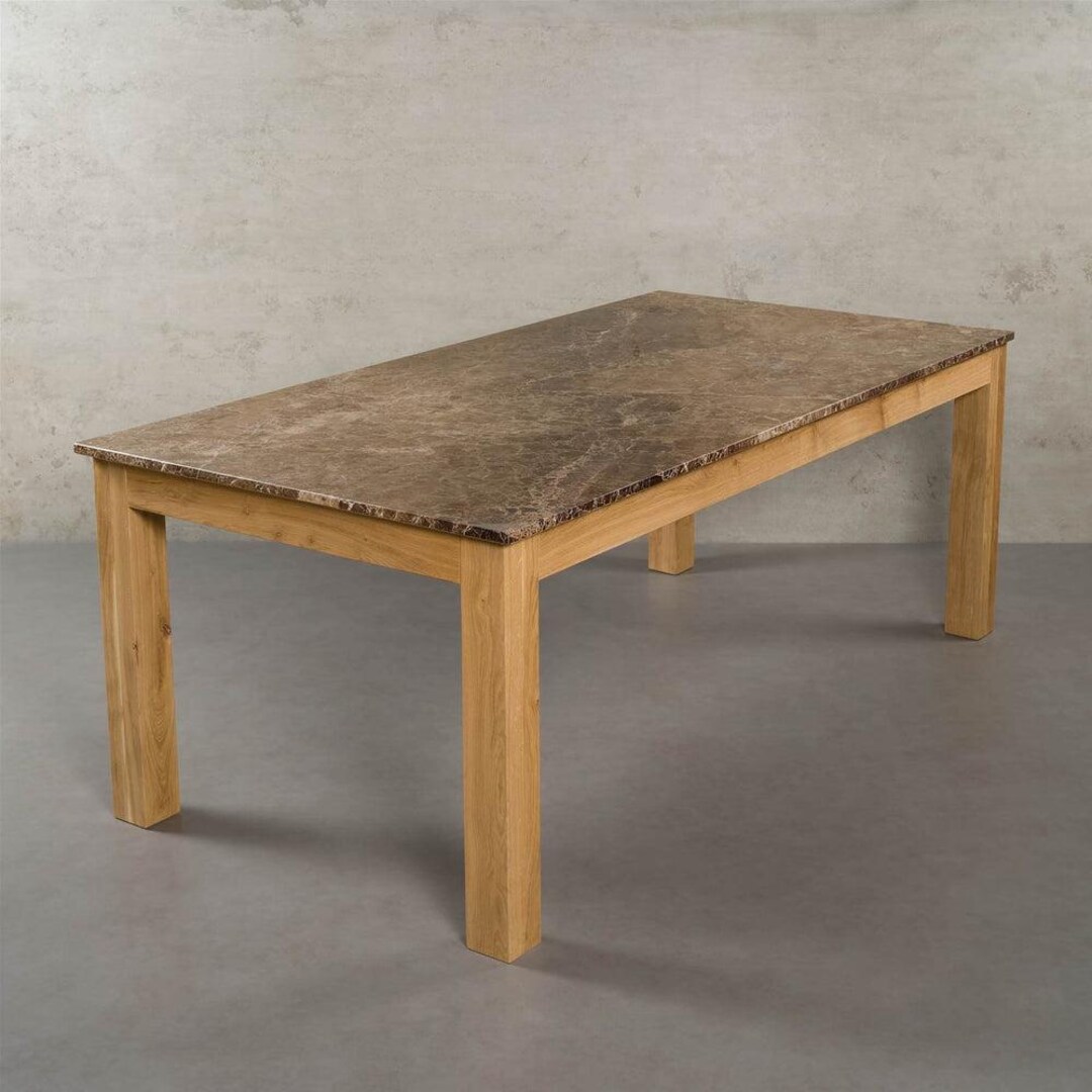 Marble Dining Table "valencia" Made of Natural Stone - Etsy