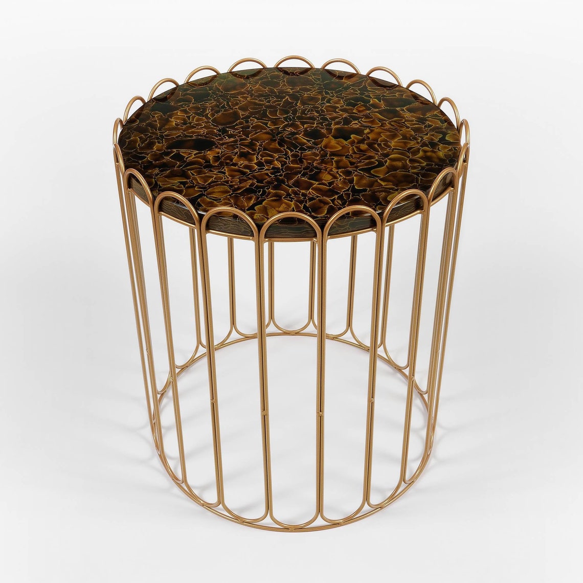 Side table living room table LONDON in glass Etsy