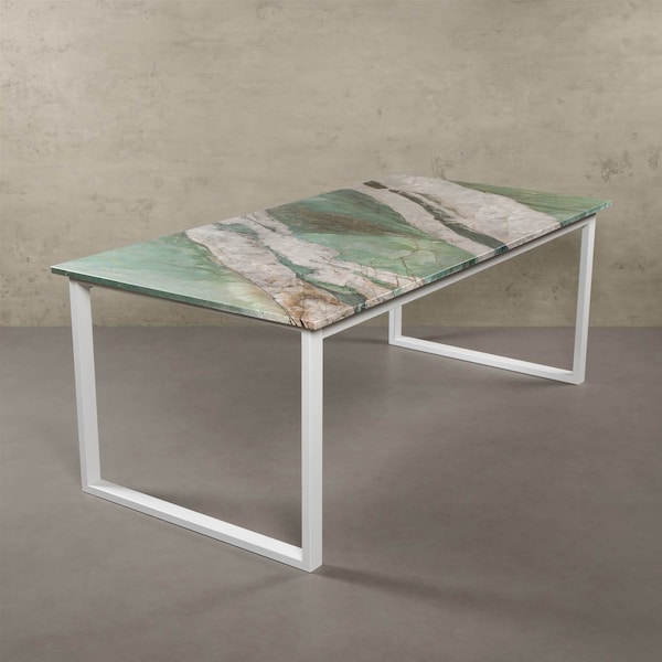 BERGEN Exclusive made of marble handmade table dining table solid natural stone onyx laptop decoration living room