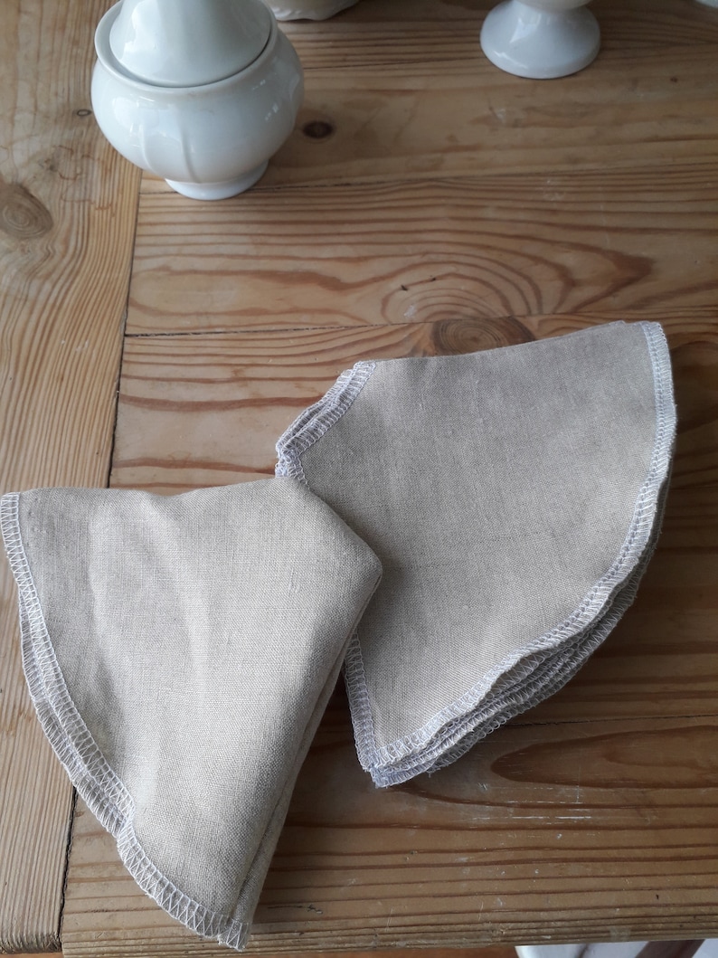 3 Organic washable reusable linen coffee filters Green Etsy