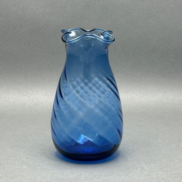 Ruffled Rim Vase Etsy