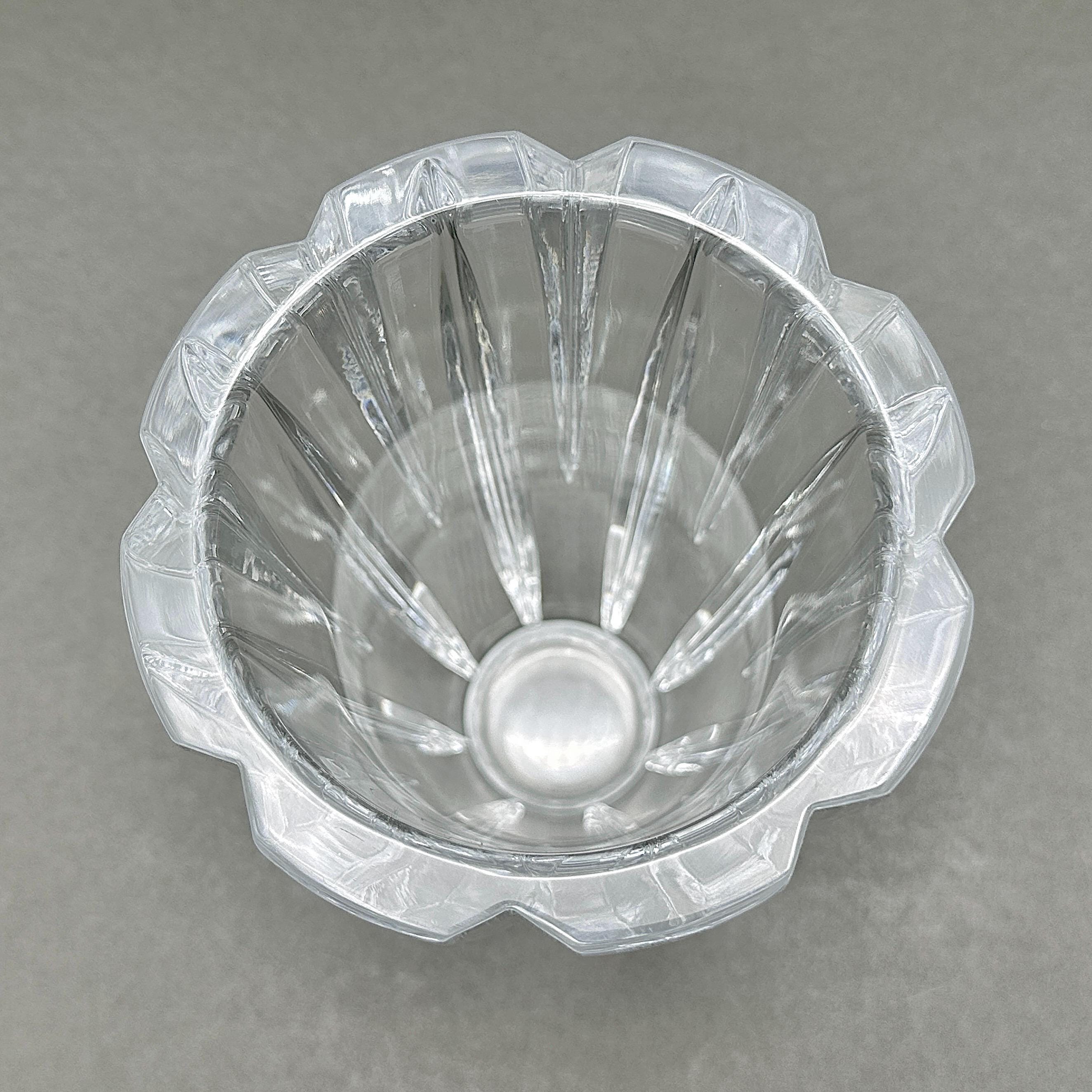 SASAKIacoustic ビンテージ　クリスタル Vintage Sasaki Crystal Vase 24% Lead Crystal Made in Japan