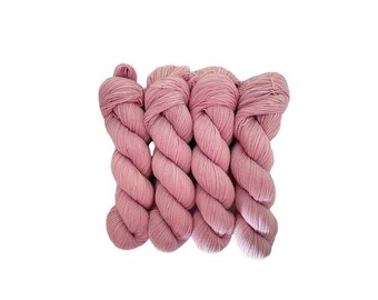 SWEET PEA - Hand Dyed Yarn - 100% Organic Merino Wool  - Fingering/Sock Weight Yarn  - 100g Skein