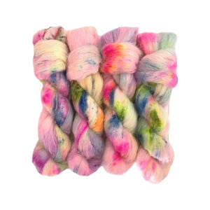 SUPERSTAR  - Baby Suri Alpaca And Mulberry Silk - Lace Weight - Hand Dyed Yarn - 50g