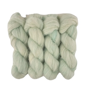 CHILL - Baby Suri Alpaca And Mulberry Silk - Lace Weight - Hand Dyed Yarn - 50g  Skein
