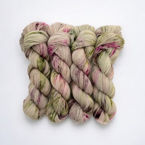 COTTAGE CHARM - Hand Dyed Yarn - British Blue Faced Leicester (BFL) Wool & Nylon - Fingering/Sock Weight Yarn - 100g Skein