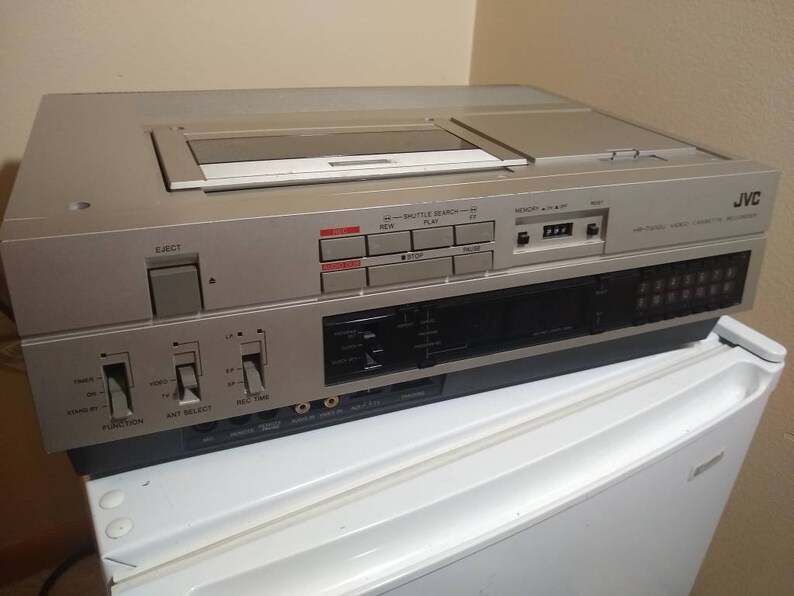 Rare vintage JVC topload video cassette recorder. Hr7300u Etsy