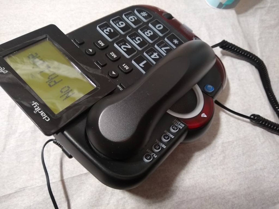 Clarity Alto plus corded telephone for hearing impaired with Etsy