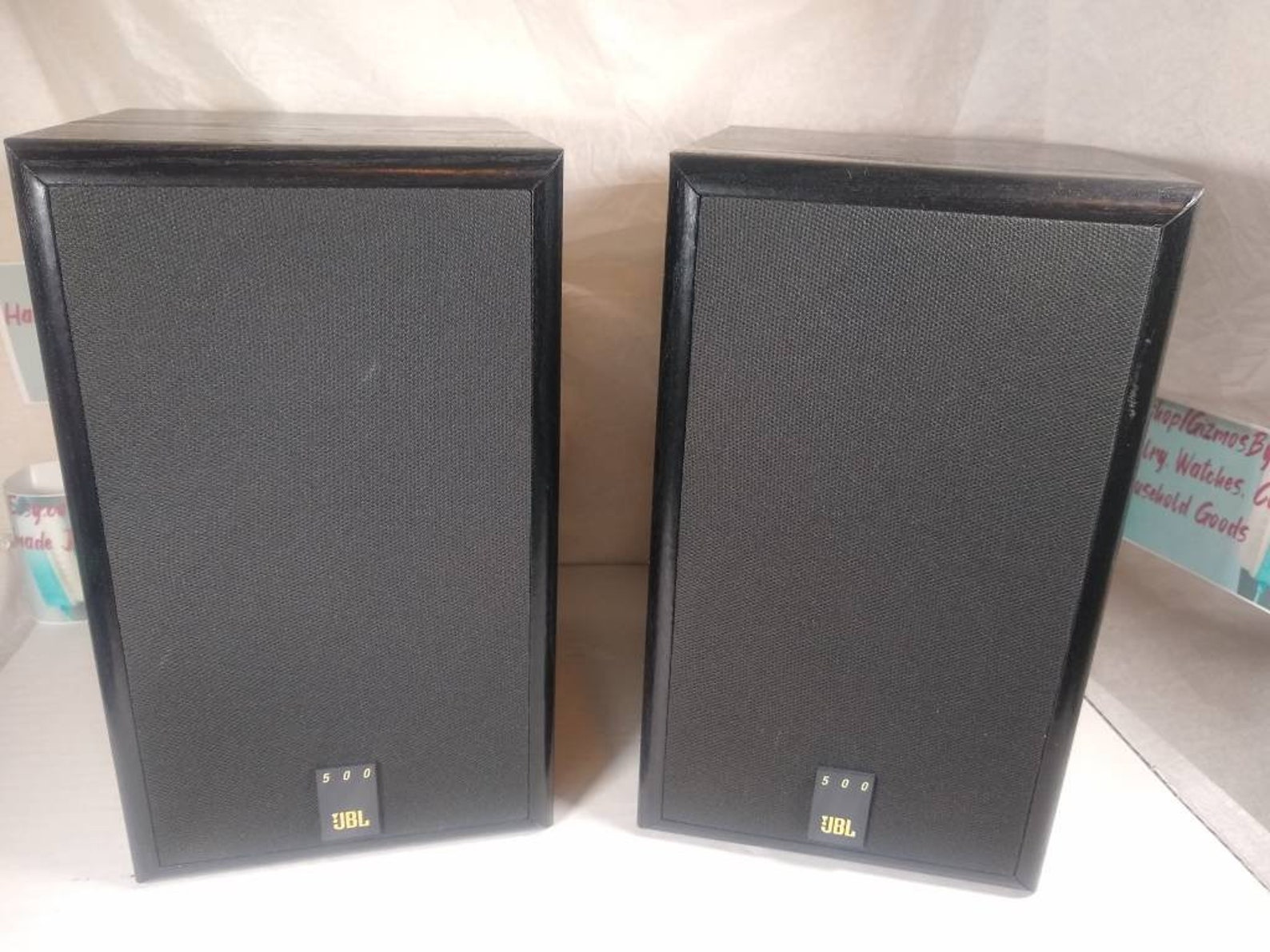 Pair of JBL 500 Bookshelf Speakers 8 Ohm High Output Etsy