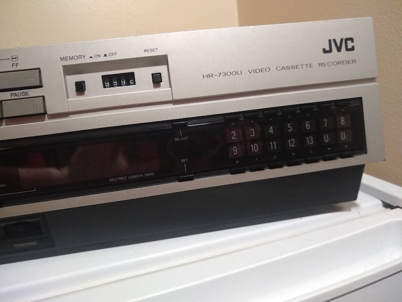 Rare vintage JVC topload video cassette recorder. Hr7300u Etsy