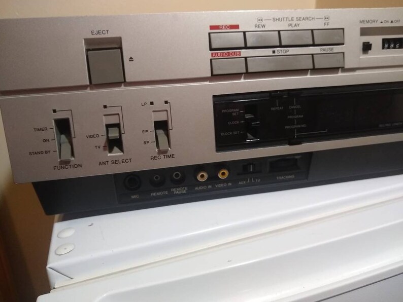 Rare vintage JVC topload video cassette recorder. Hr7300u Etsy