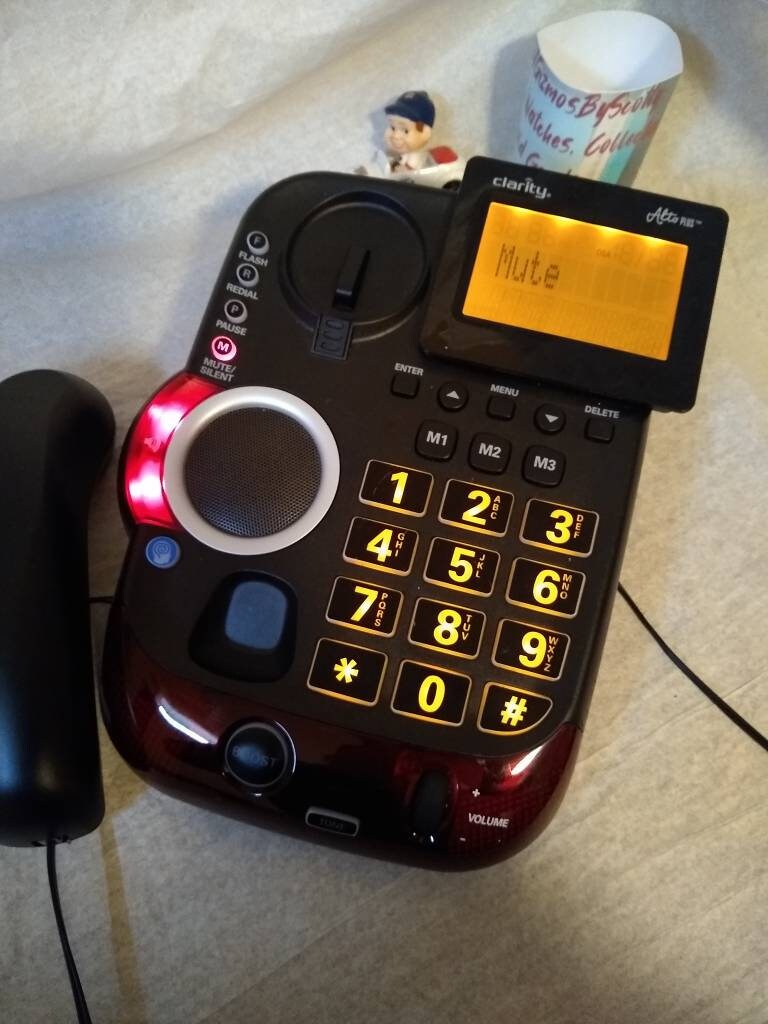 Clarity Alto plus corded telephone for hearing impaired with Etsy