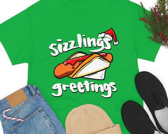 Aussie Christmas Sausage Sizzle T-Shirt, Aussie Snag T-Shirt for Lovers of Sausage Sizzles & Hip Hop Themed Quotes! BBQ Australian Christmas