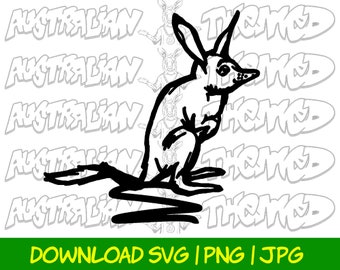 Australian Bilby Clipart SVG, bilby svg, bilby clipart, bilby line art, bilby silhouette, bilby png, bilby jpg, bilby download, bilby png