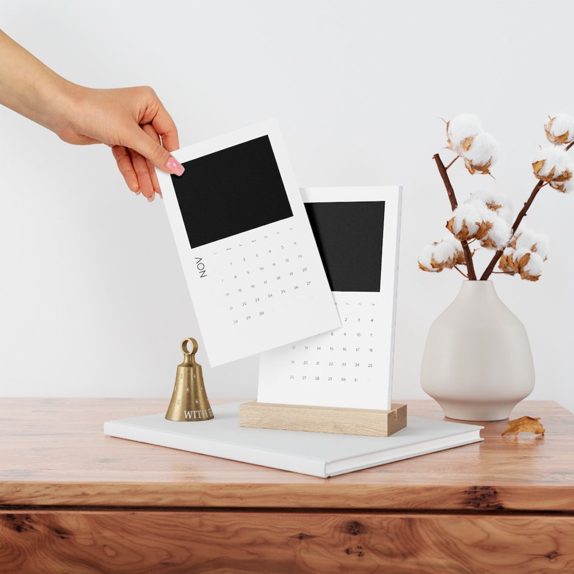 Vertical Desk Calendar Etsy