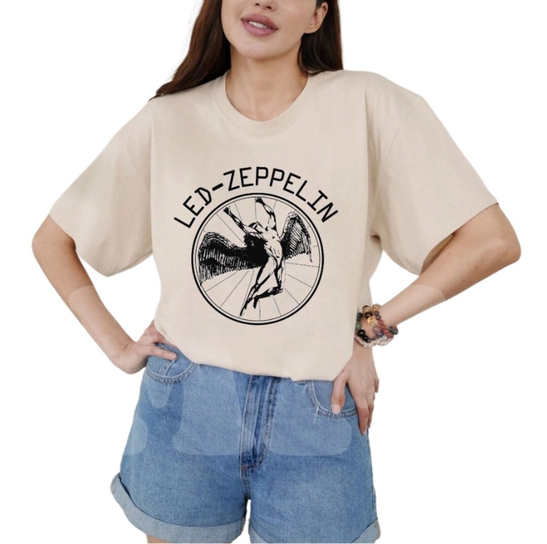 Led Zeppelin Shirt Vintage Rock Band Led Zeppelin Tour 70s - Etsy