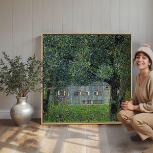 Pintura abstrata de parede grande sobre tela emoldurada | Decoração para a casa | Presente de Obra de Arte | Impressão de arte famosa