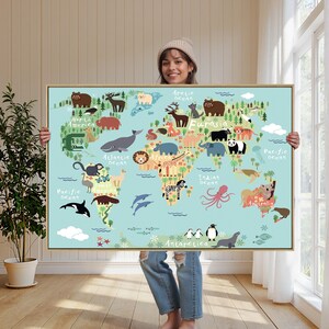 Gerahmte Leinwand, großes abstraktes Wandbild | Heimdekoration | Kunstwerk als Geschenk | Berühmter Kunstdruck auf der Wand