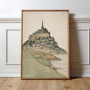 Mont St Michel Art - Etsy