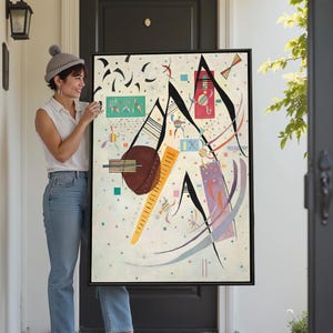 Wassily Kandinsky Canvas Print: Abstract Gallery Wall Art, Framed