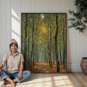 Ingelijst Canvas Grote Muurkunst Abstract Schilderij | Woondecoratie | Kunstwerk Cadeau | Beroemde Galerij Muurkunst Print