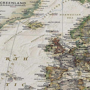 The image is a detailed map of Europe, showing various countries and regions.