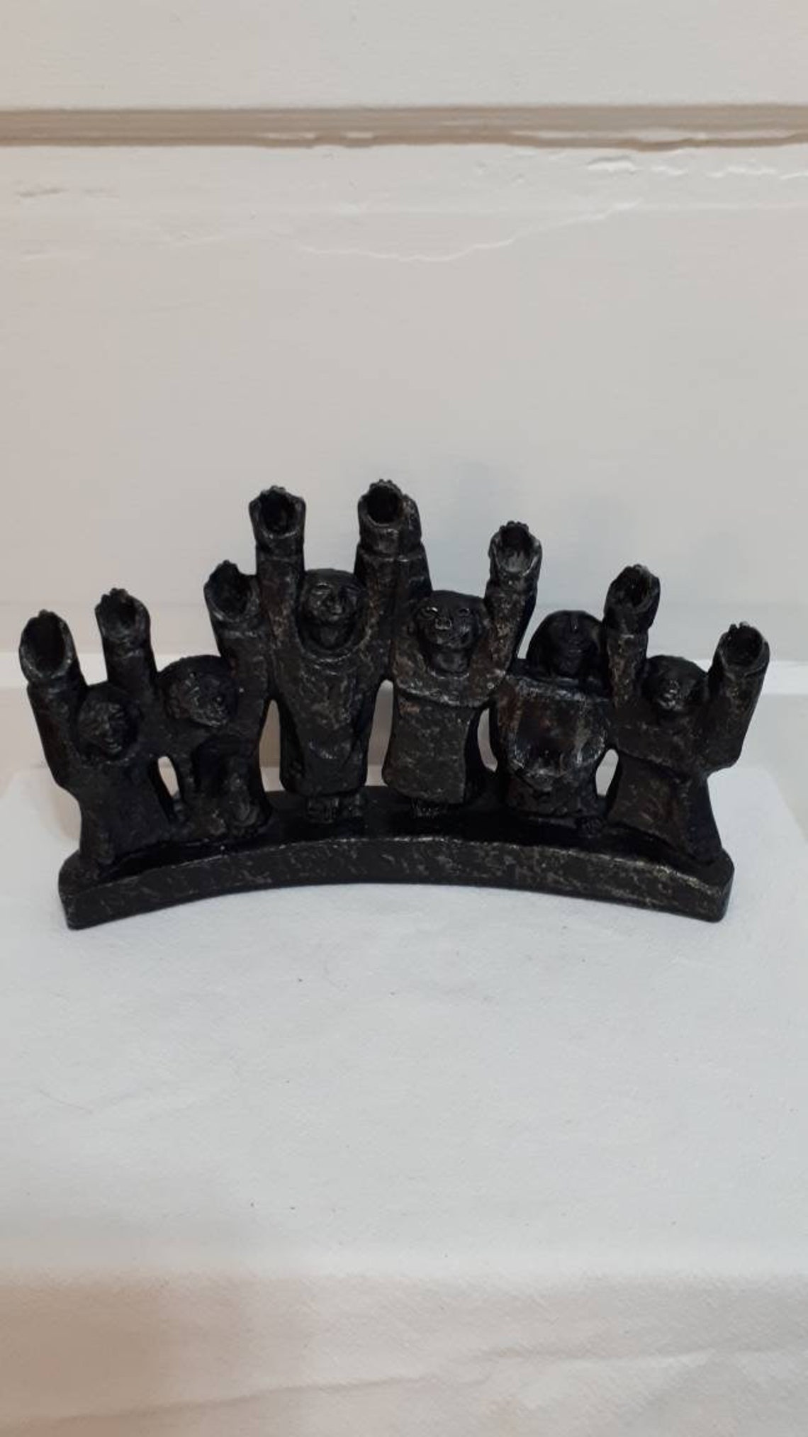 Vintage 1970's Brutalist Ellen Lord Menorah Etsy