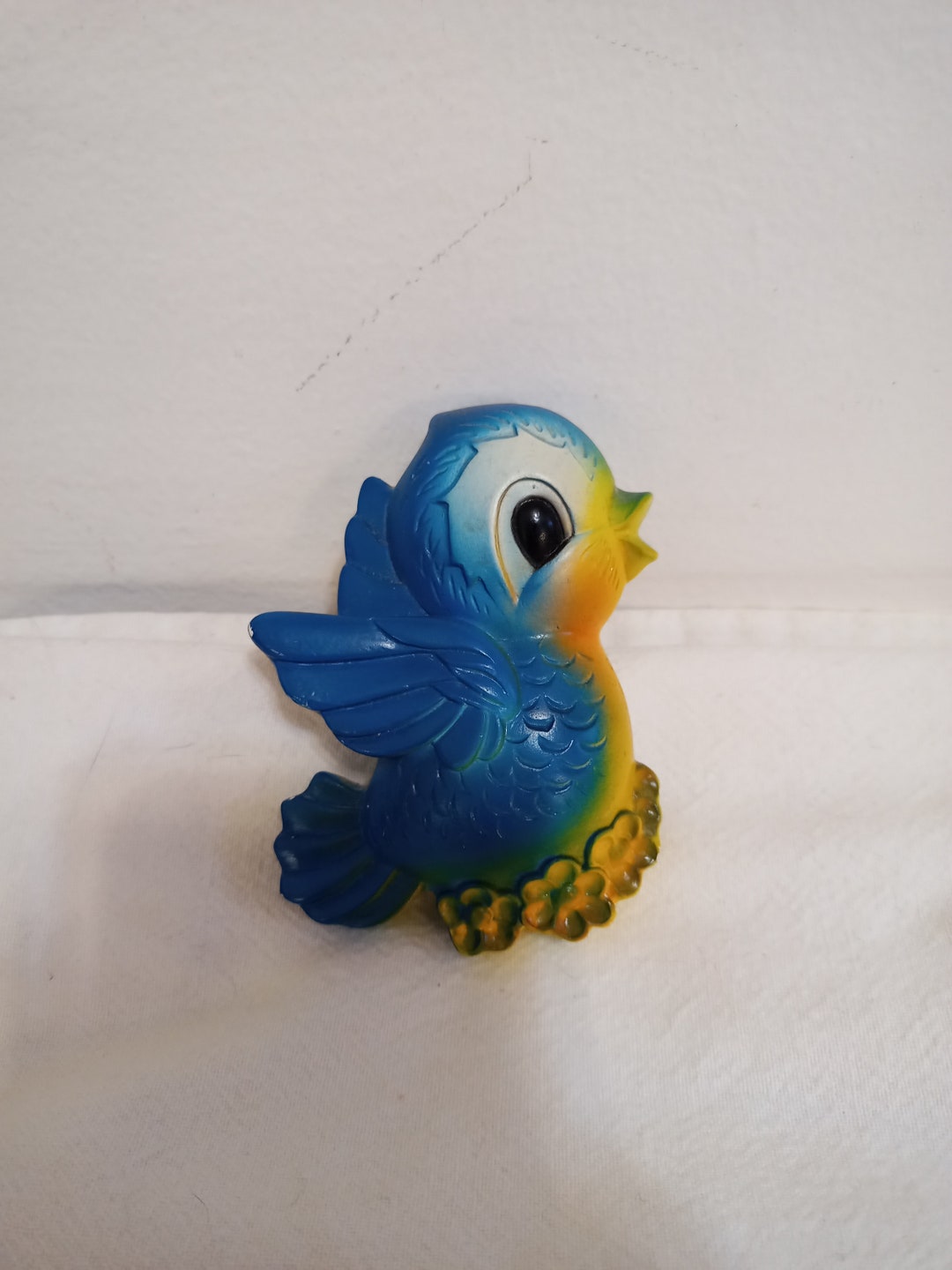 Vintage Chalkware Bluebird Wall Hanging Miller Studio 1970 Etsy Canada