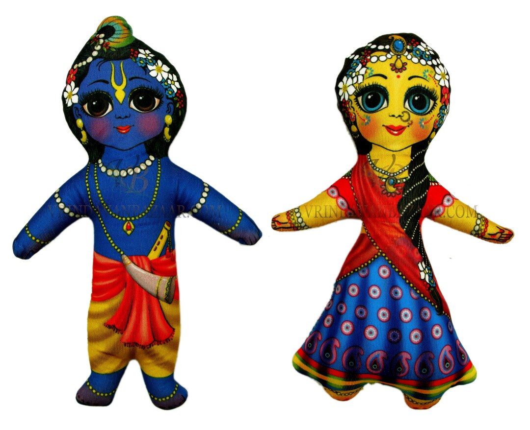 Radha Krishna Soft Toy Soft and Cute Etsy