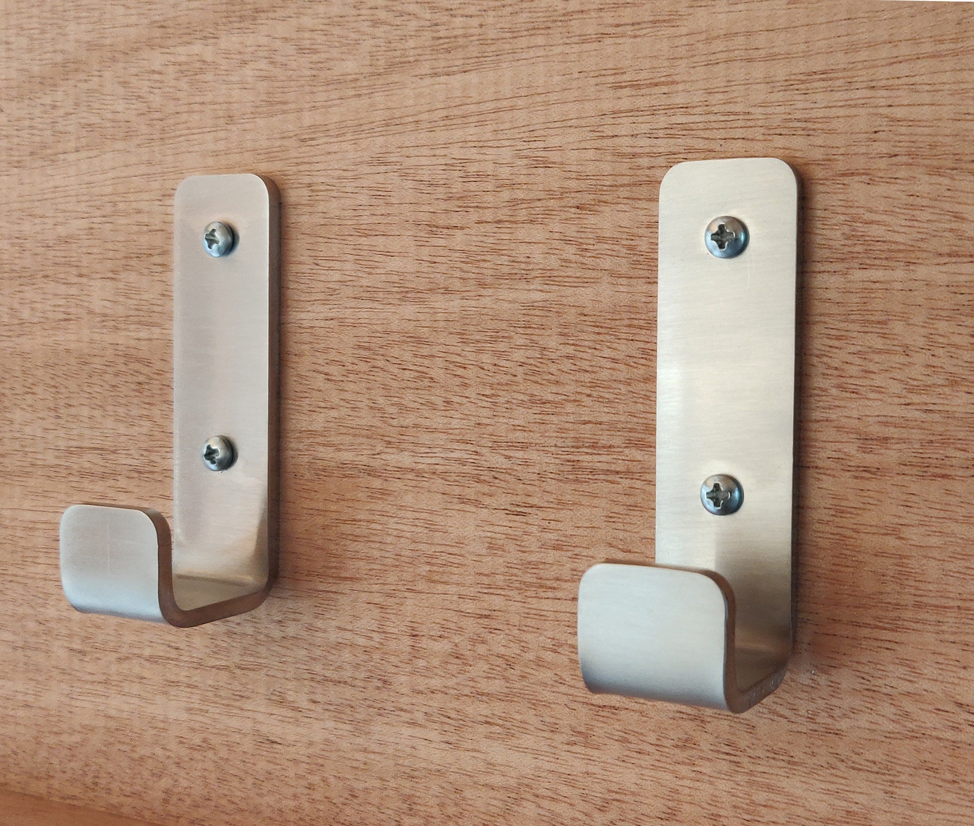 Premium Wall Hook Solid Stainless Steel No. 2 Almacenamiento Etsy