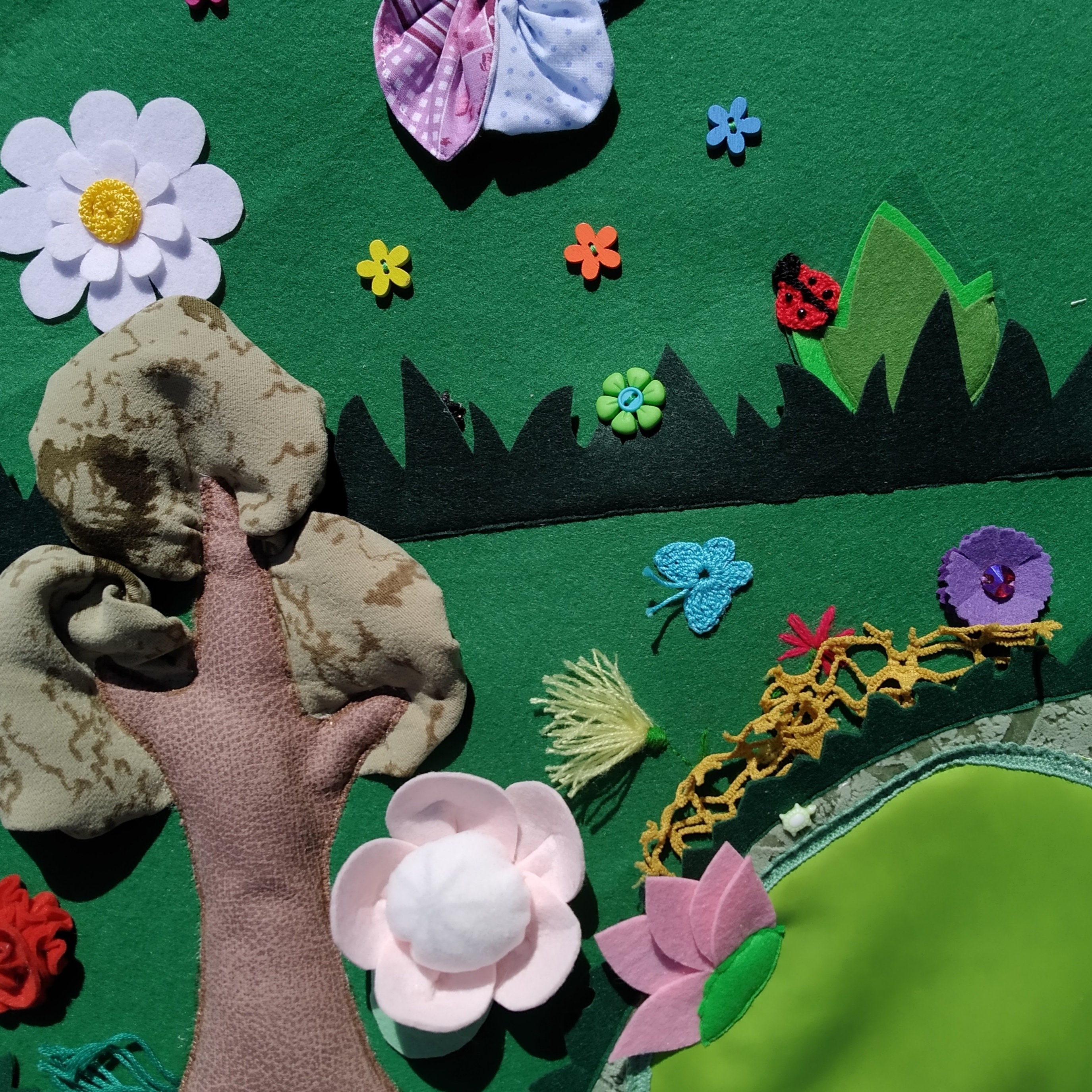 Fine motor skills Touch mat for baby Educational blanket Etsy