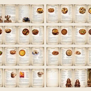 Mabon Cookbook Printable, 32-Page Kitchen Witch Autumn Equinox Recipe PDF image 3