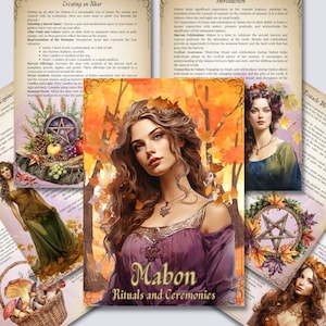 Mabon. Rituels et cérémonies. Pages imprimables pour votre Livre des ombres. Imprimable