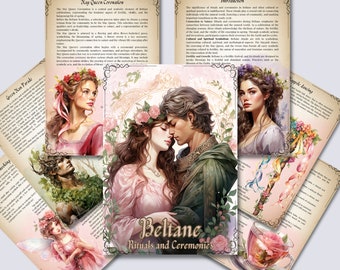 Beltane. Rituals and Ceremonies. Printable pages for your Grimoire or Book Of Shadows.