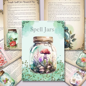 Zauberbuch Grimoire Seiten: Buch der Schatten (Instant Download)